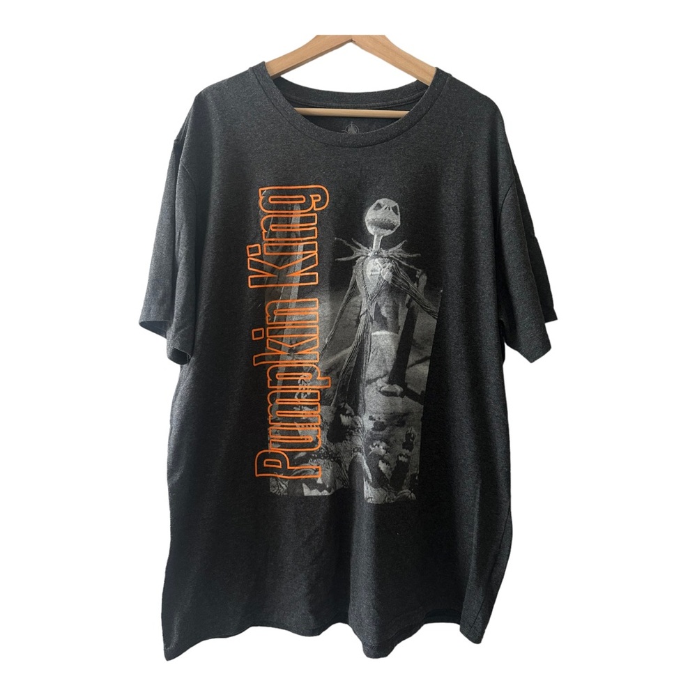 Jack Skellington Pumpkin King Gray Disney‎ Tee Shirt 2xl